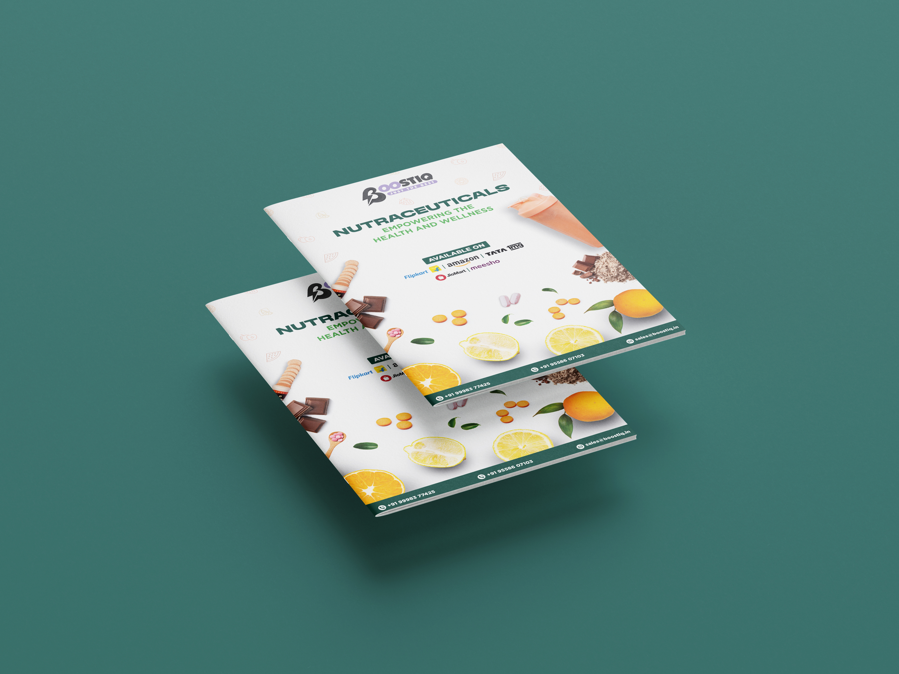 Product Catalog Design for Sports Nutrition Brand